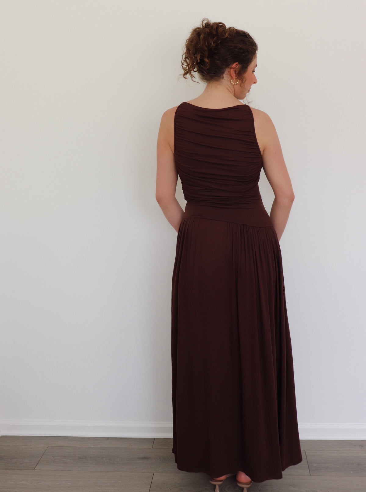 Marissa Dress - Dark Brown