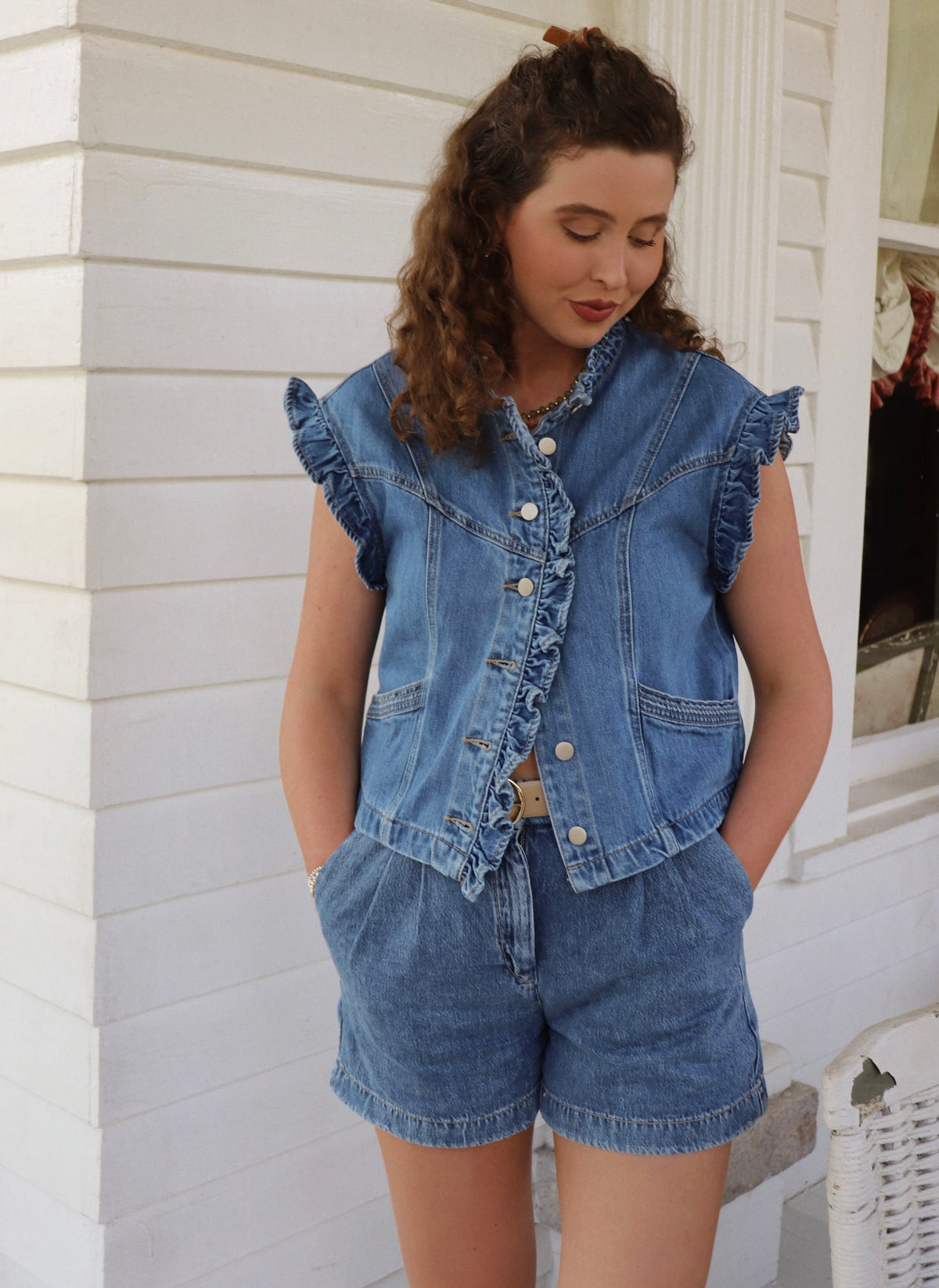 Mattie Denim Vest
