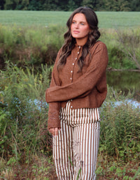 Collins Cardigan - Brown