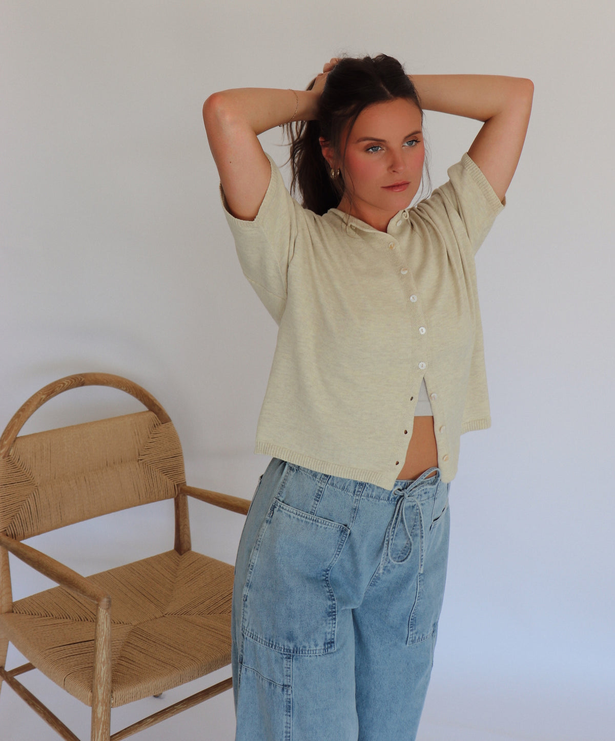 Lauren Cardigan - Oat