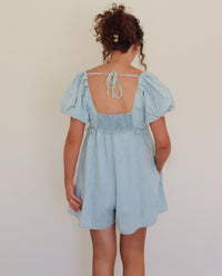 Hattie Romper - Light Denim