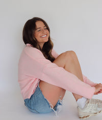 Collins Cardigan - Light Pink