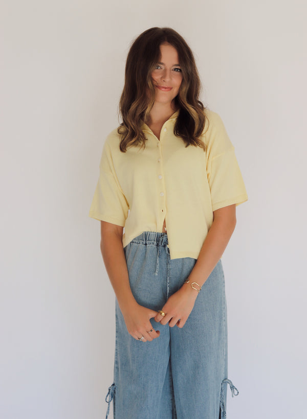 Lauren Cardigan - Butter Yellow
