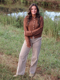 Collins Cardigan - Brown