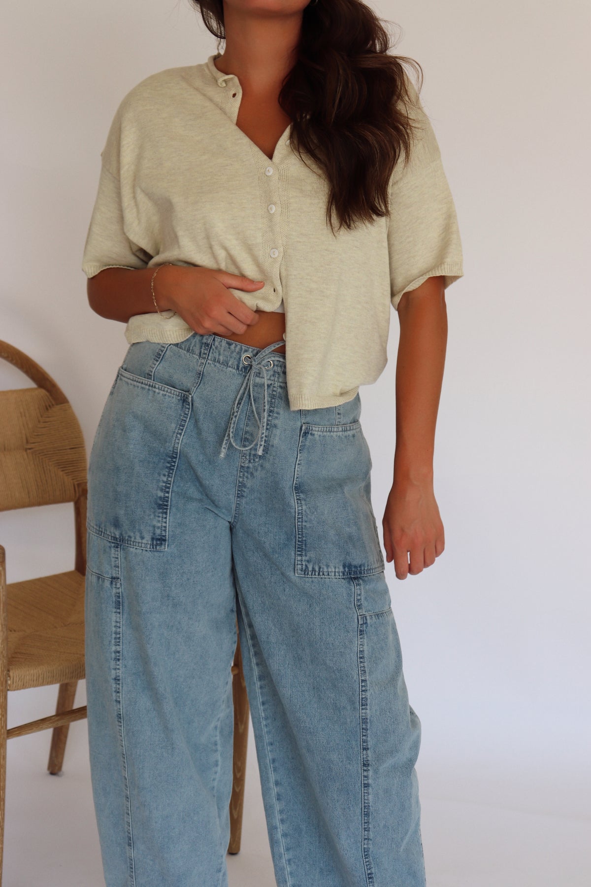 Lauren Cardigan - Oat