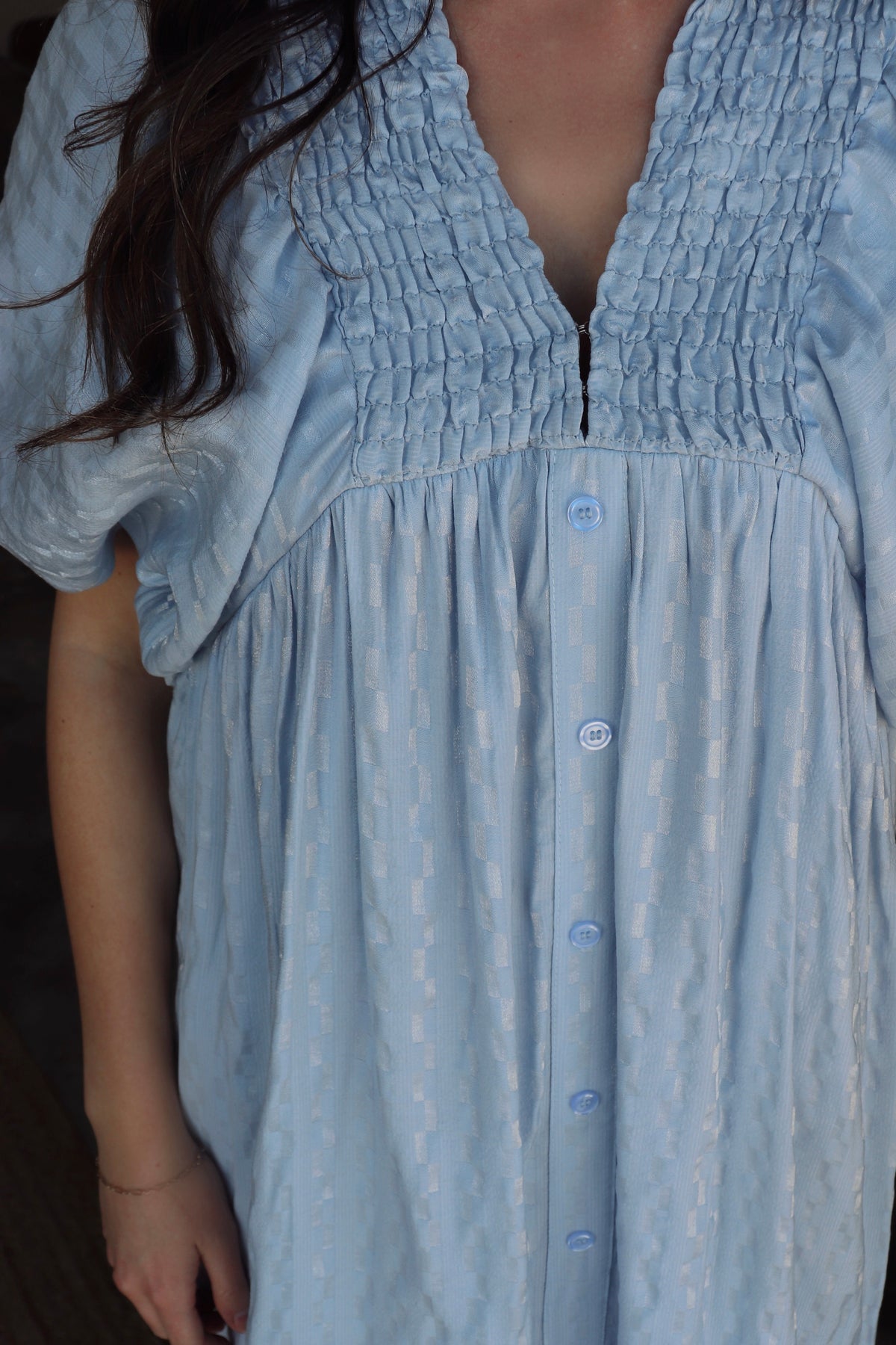 Annalise Dress - Light Blue