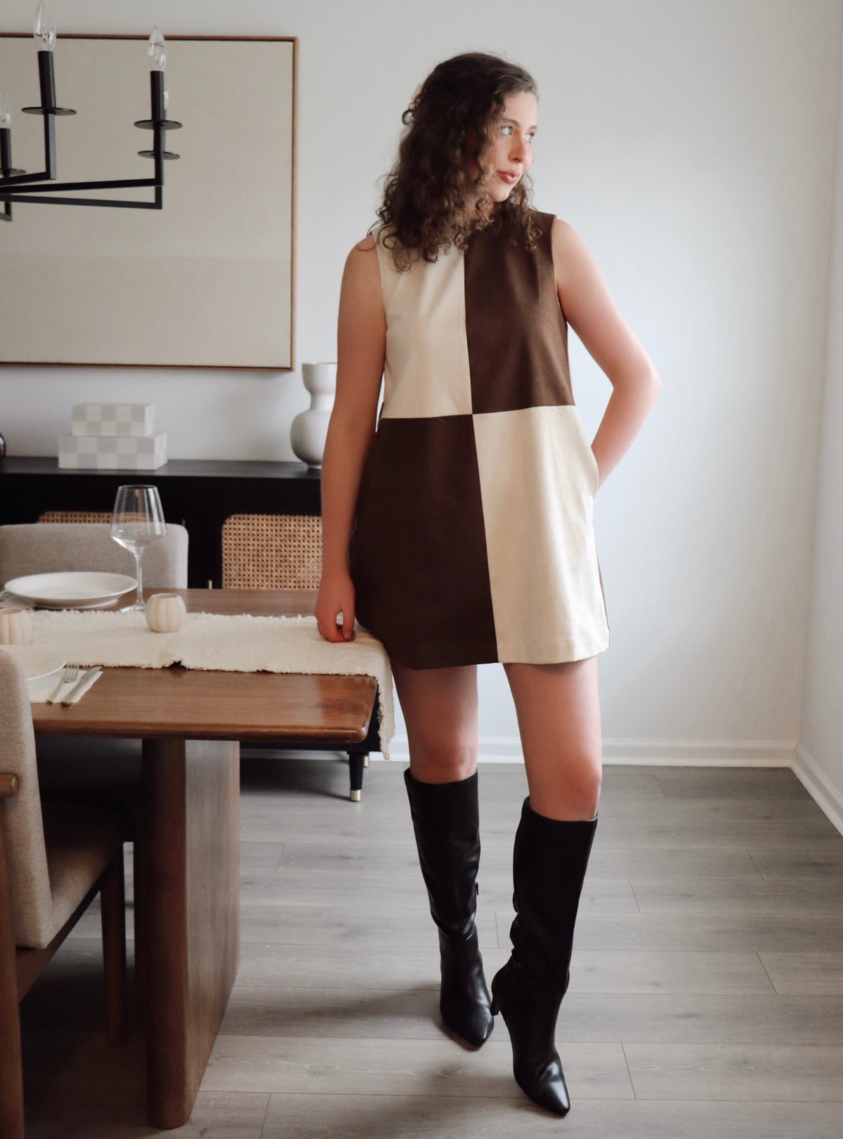 Honey Dress - Brown