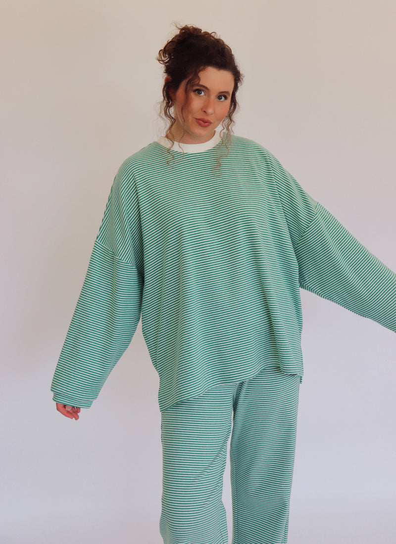 Chandler Fleece Top - Green