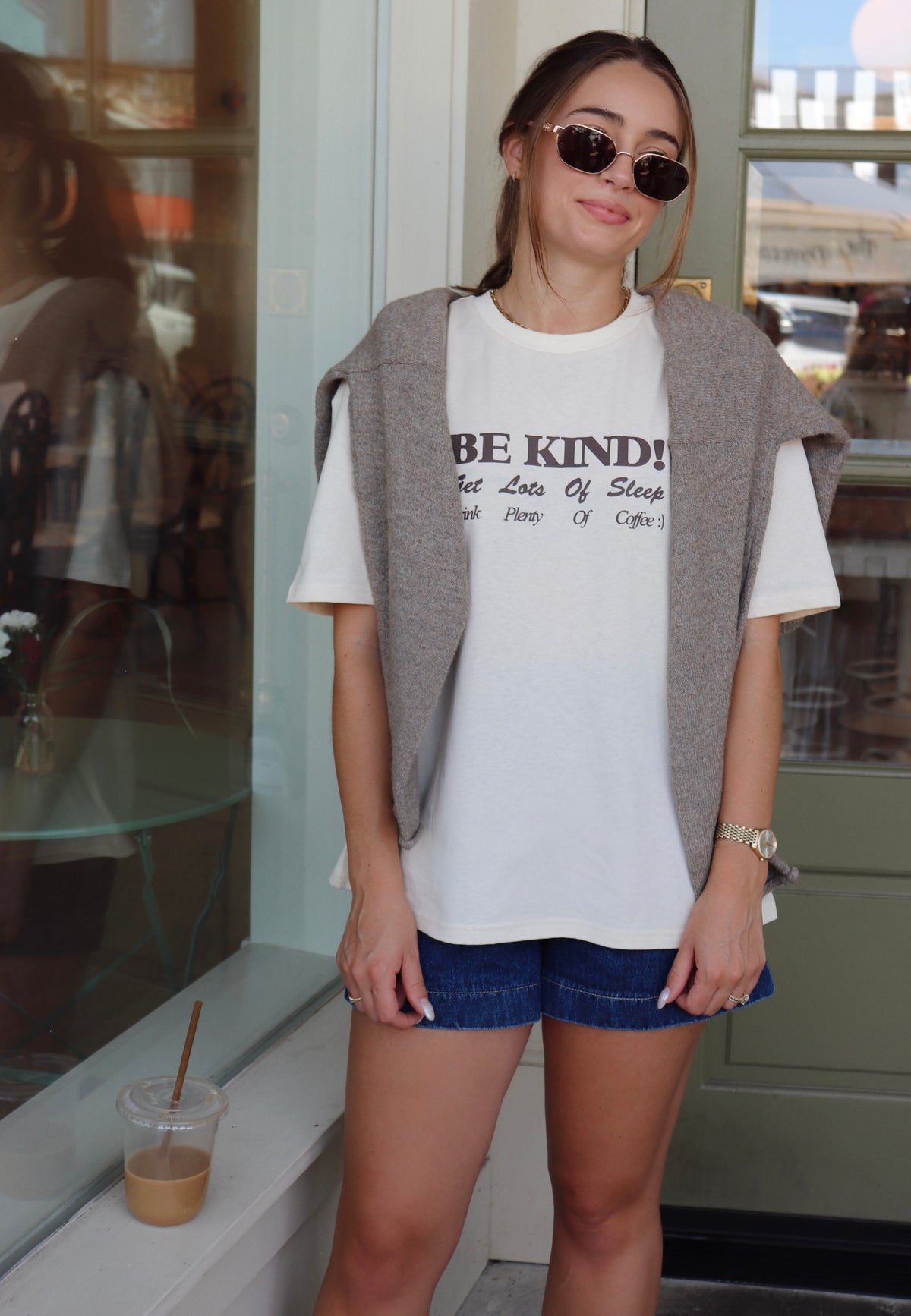 Coffee and Kindness Graphic Tee