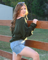 Collins Cardigan - Dark Green