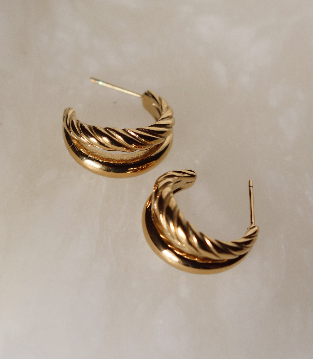 Leni Earrings - 18K Gold Plated