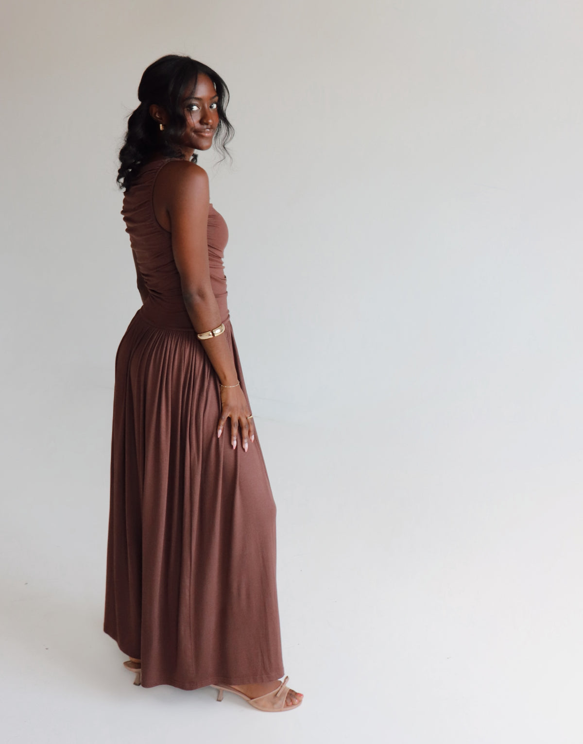 Marissa Dress - Brown