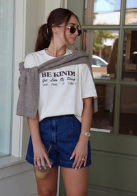 Coffee and Kindness Graphic Tee