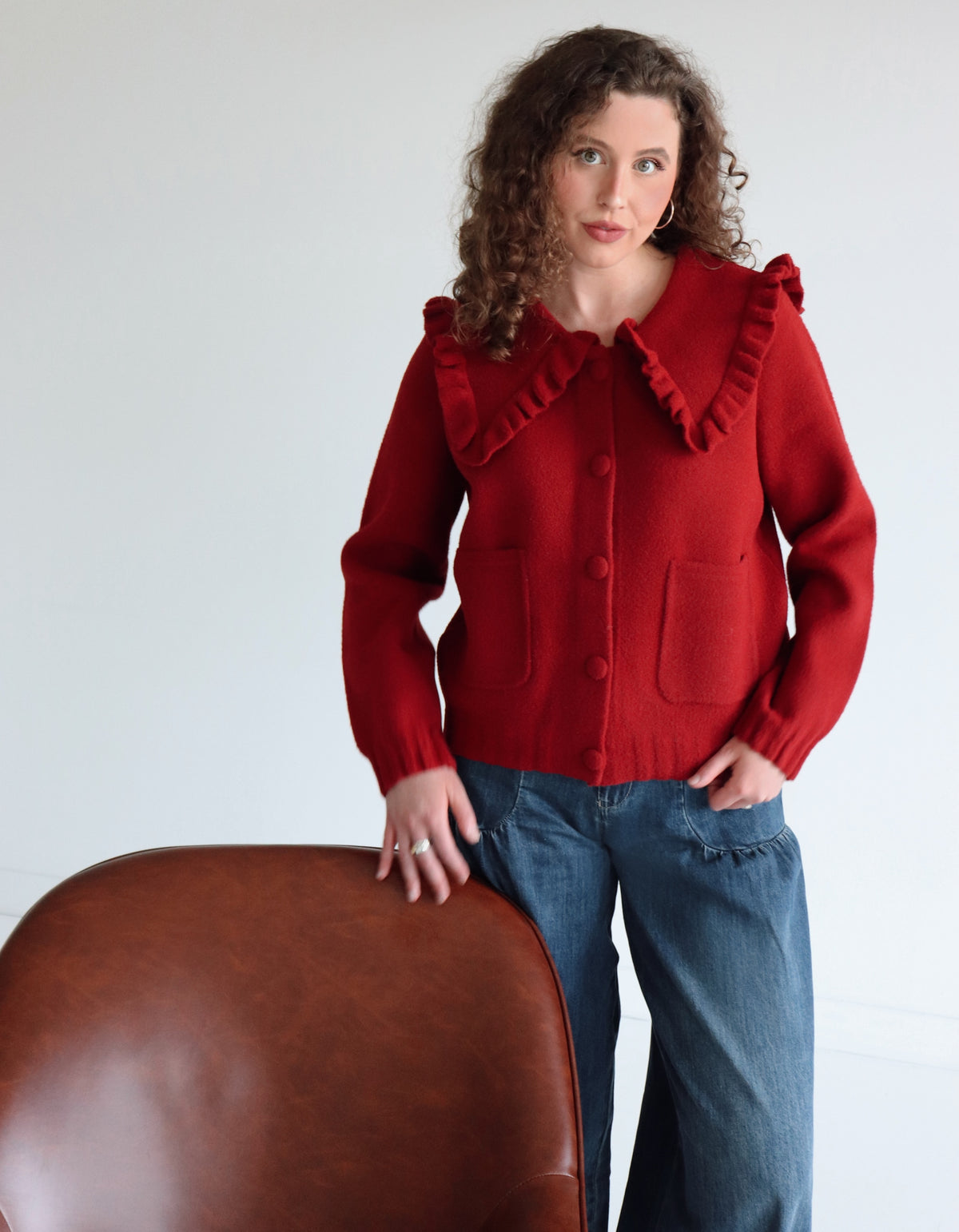 Jovie Cardigan - Burgundy