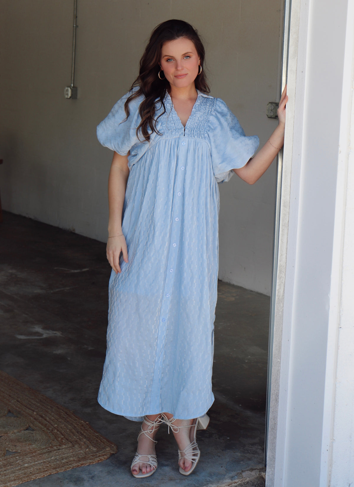 Annalise Dress - Light Blue