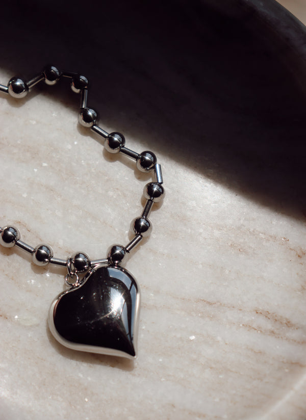 Delia Necklace - Silver