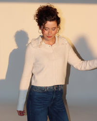 Anderson Cardigan - Cream - DOORBUSTER