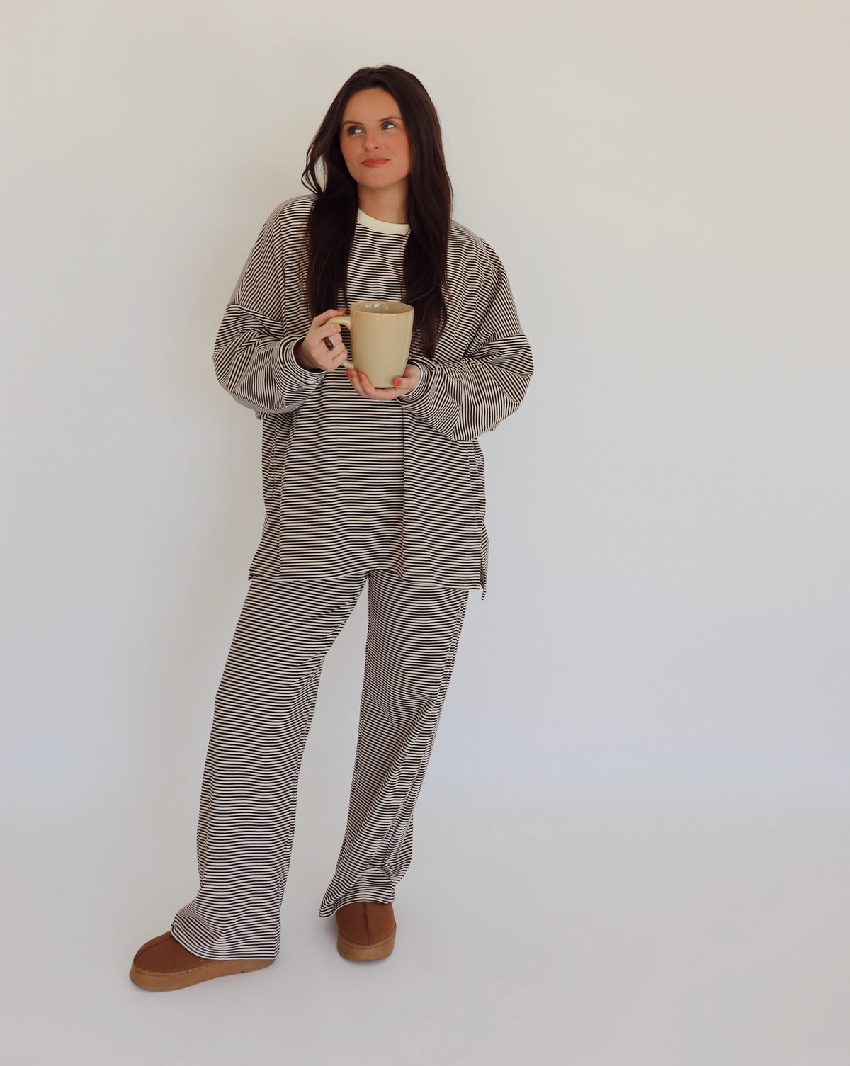 Chandler Fleece Pants - Brown