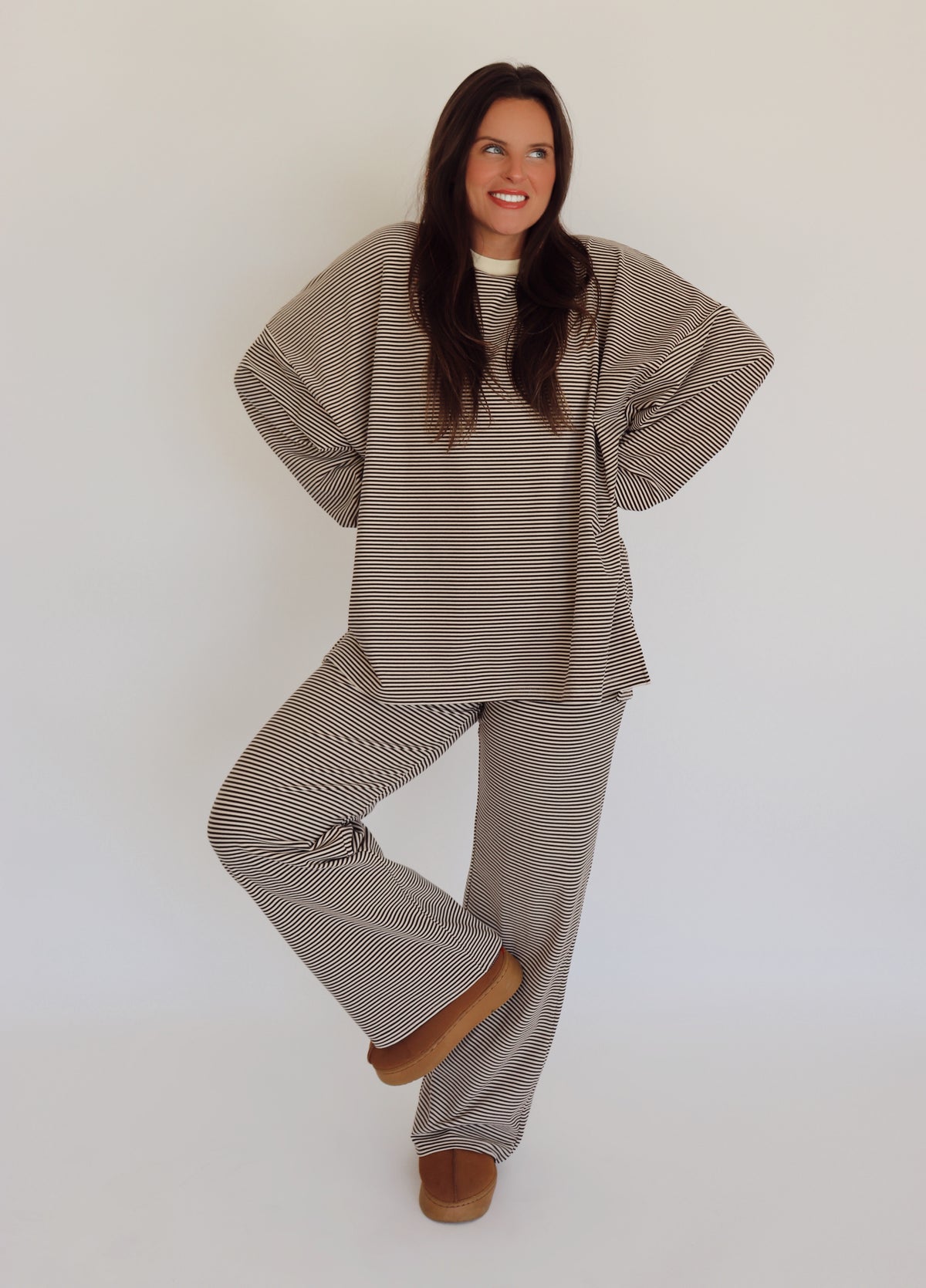 Chandler Fleece Pants - Brown