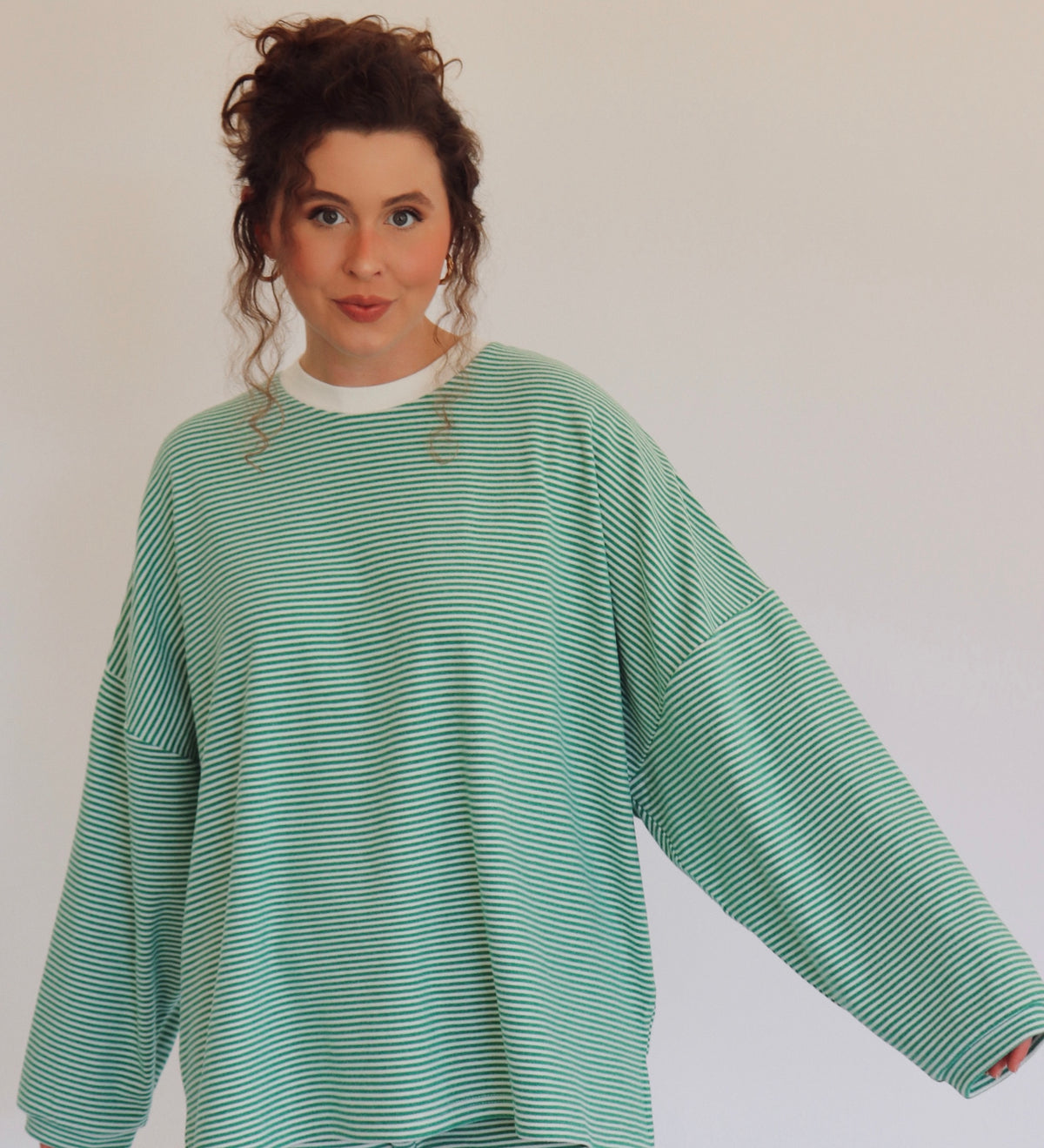 Chandler Fleece Top - Green