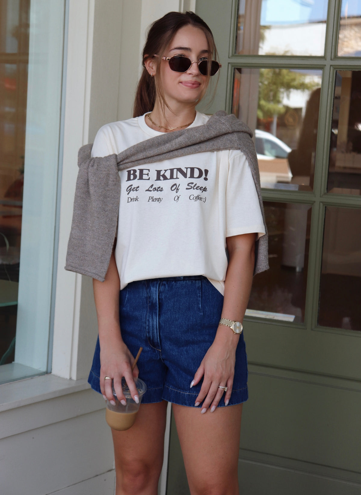 Coffee and Kindness Graphic Tee