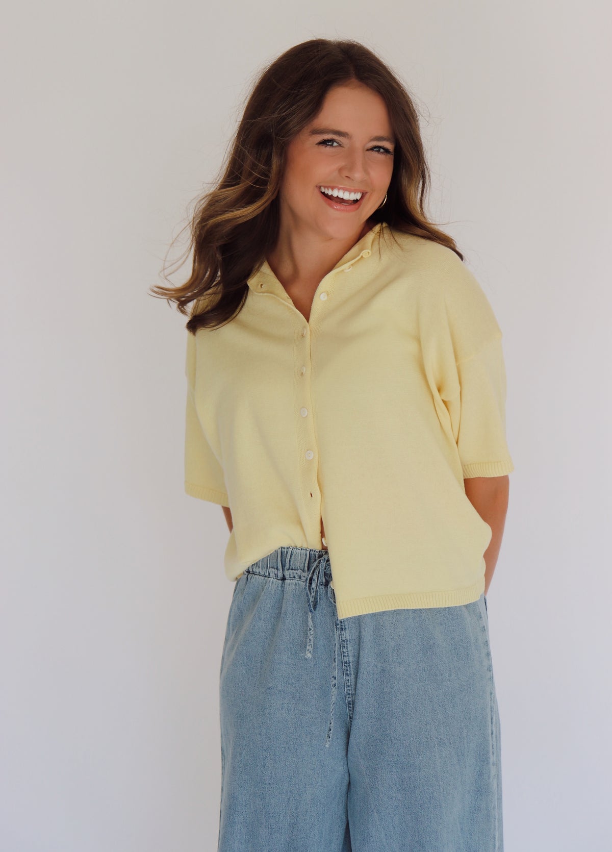 Lauren Cardigan - Butter Yellow