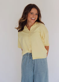 Lauren Cardigan - Butter Yellow