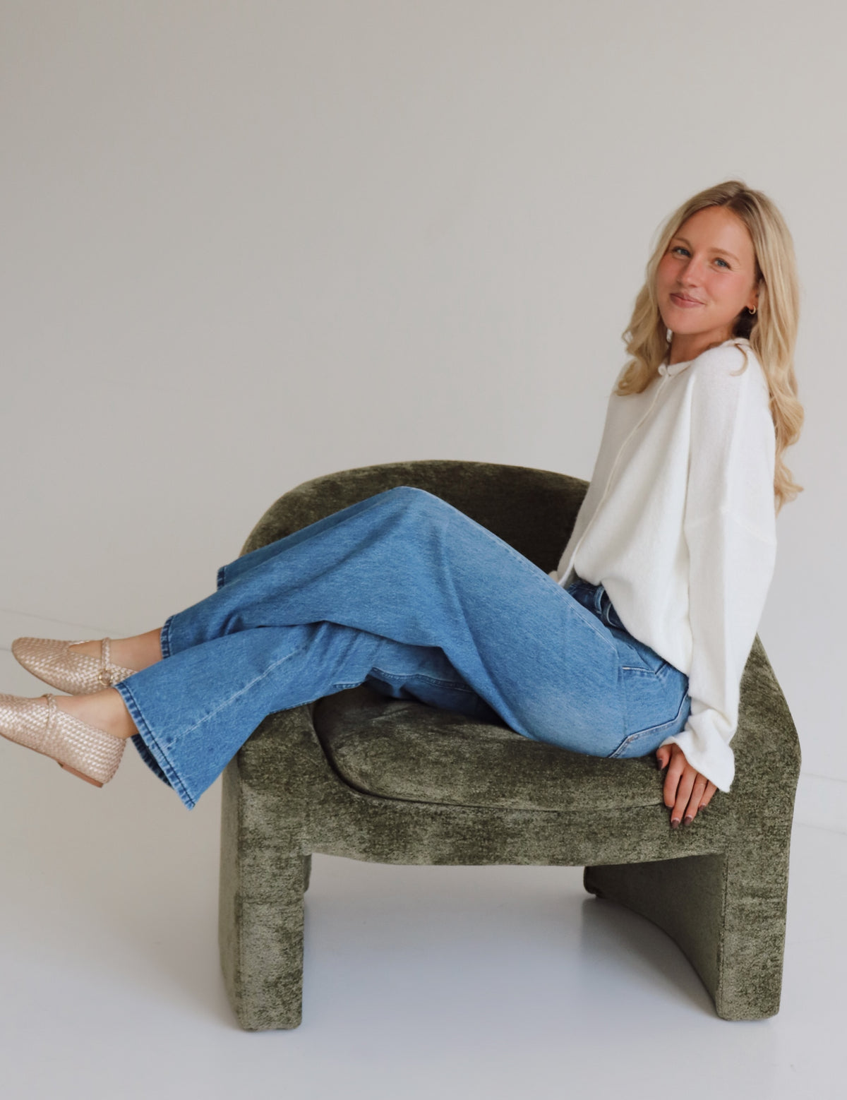 Collins Cardigan - White (RESTOCK)