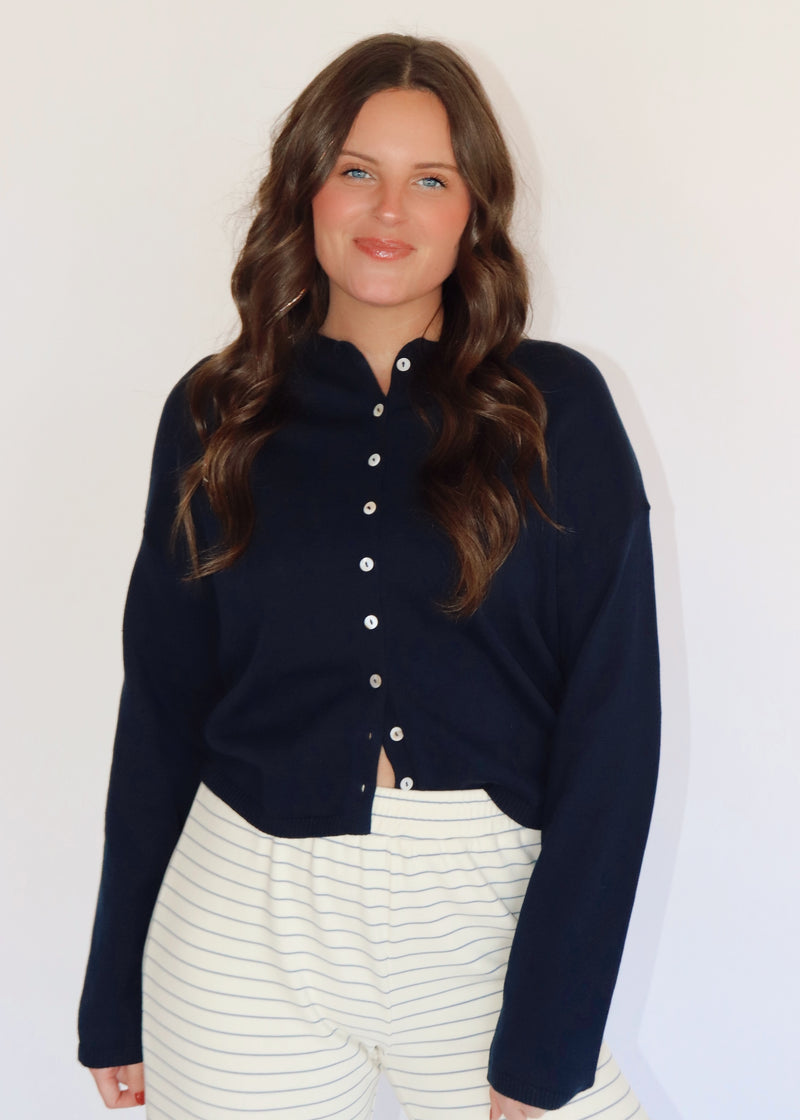 Lauren Cardigan - Navy Blue