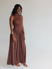Marissa Dress - Brown