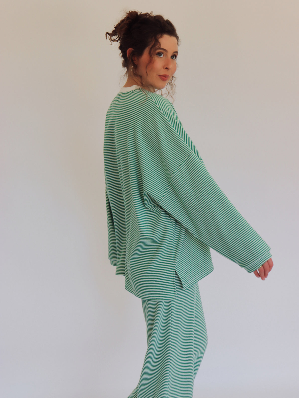 Chandler Fleece Top - Green