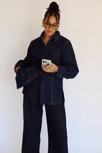 Victoria Denim Shirt Jacket