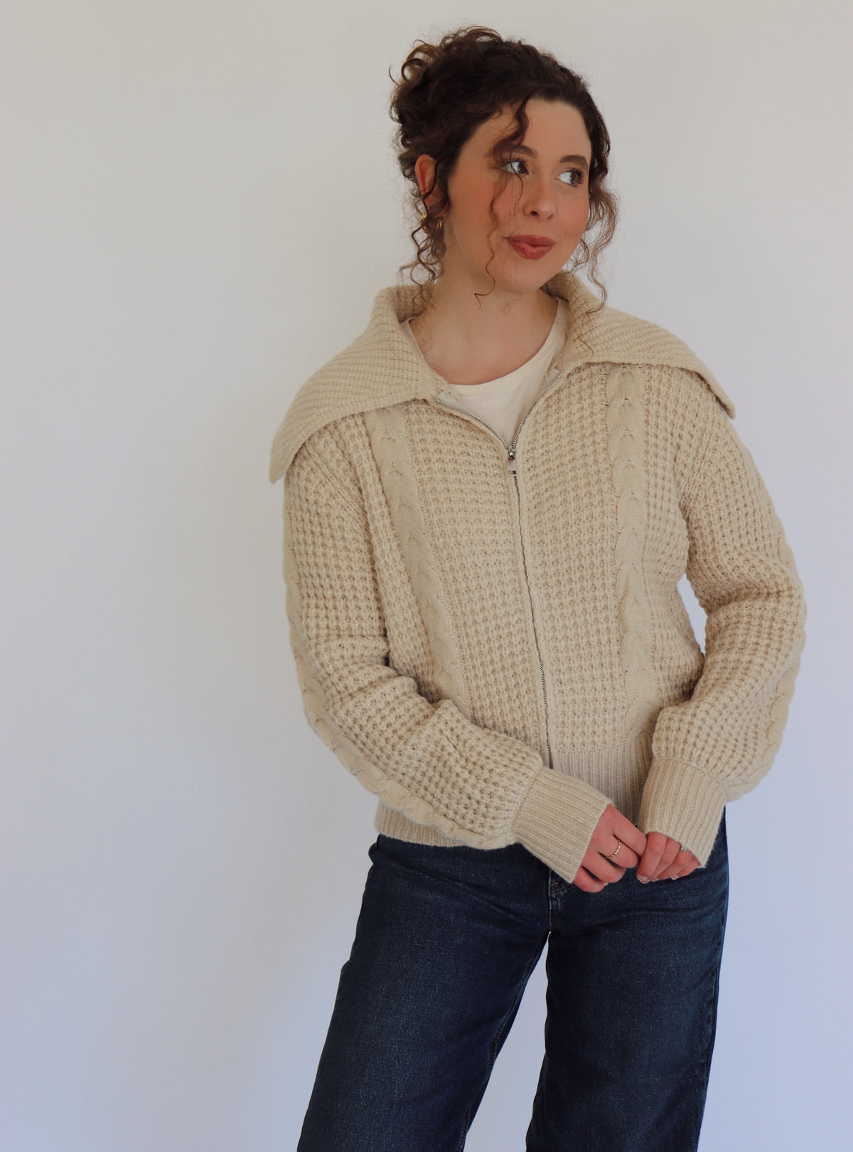 Kristin Sweater - Taupe (DOORBUSTER)