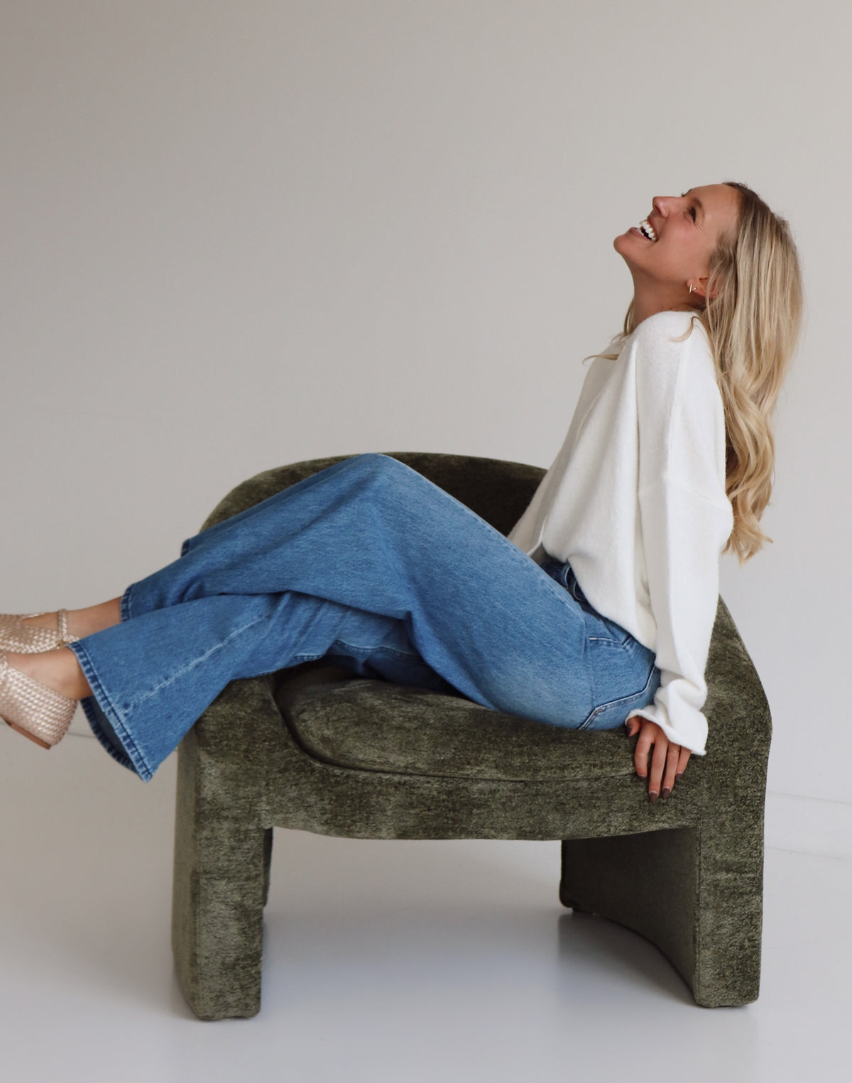 Collins Cardigan - White (RESTOCK)