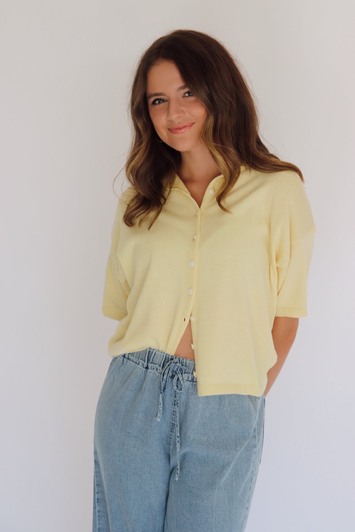 Lauren Cardigan - Butter Yellow