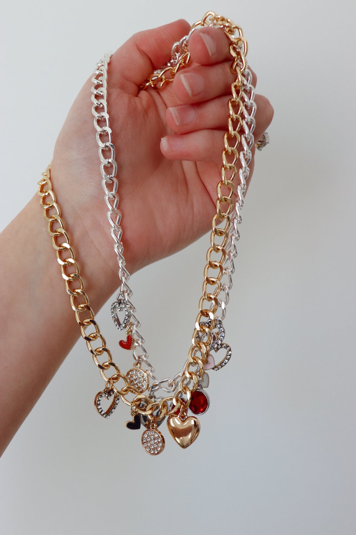 Love You, Mean It Charm Necklace