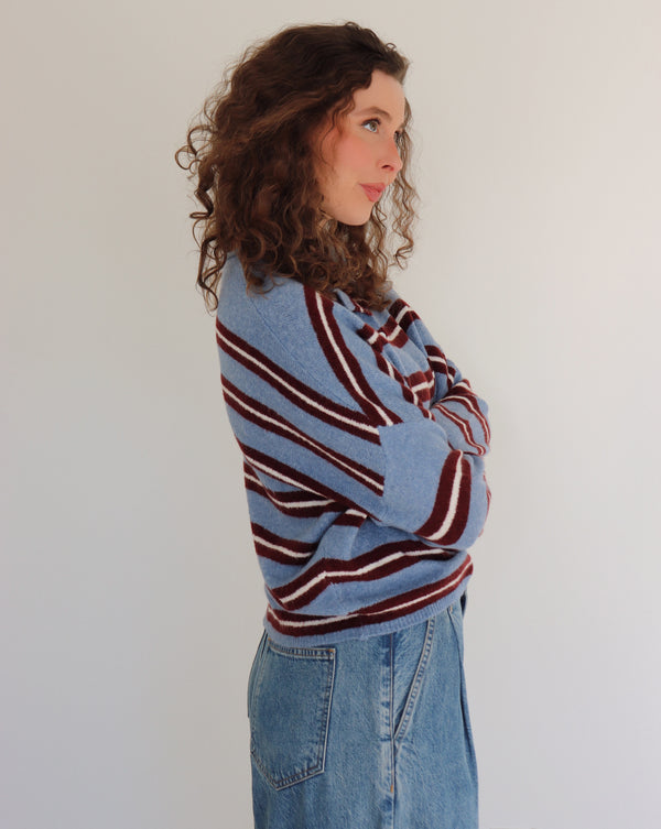 Collins Cardigan - Blue Multi