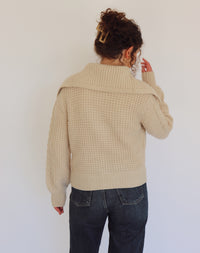 Kristin Sweater - Taupe (DOORBUSTER)